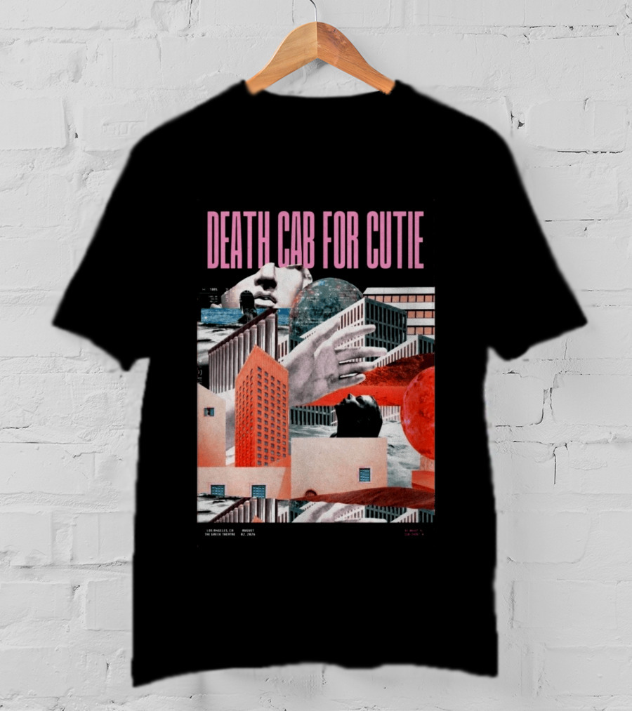 Death Cab For Cutie August 2 2026 Greek Theatre Los Angeles CA Concert T-Shirt