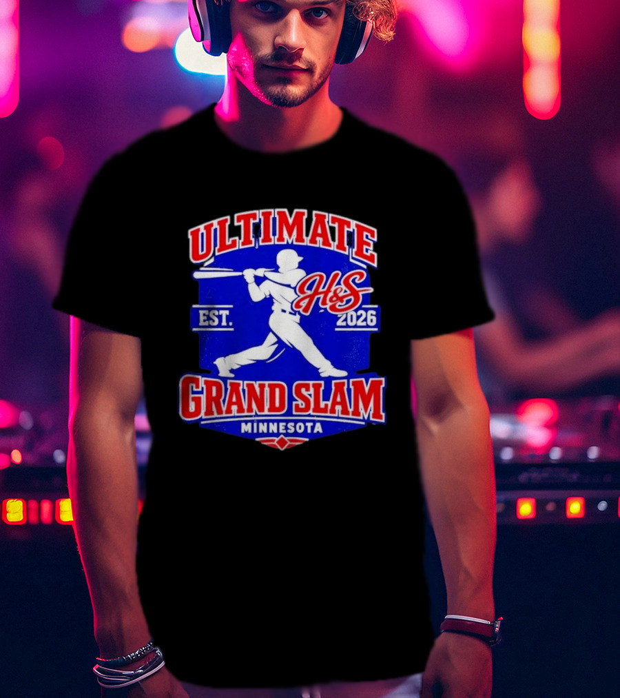 Ultimate H&S Grand Slam Baseball Minnesota Est 2026 T-Shirt