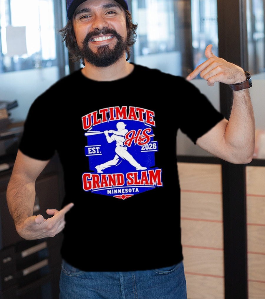 Ultimate H&S Grand Slam Baseball Minnesota Est 2026 T-Shirt
