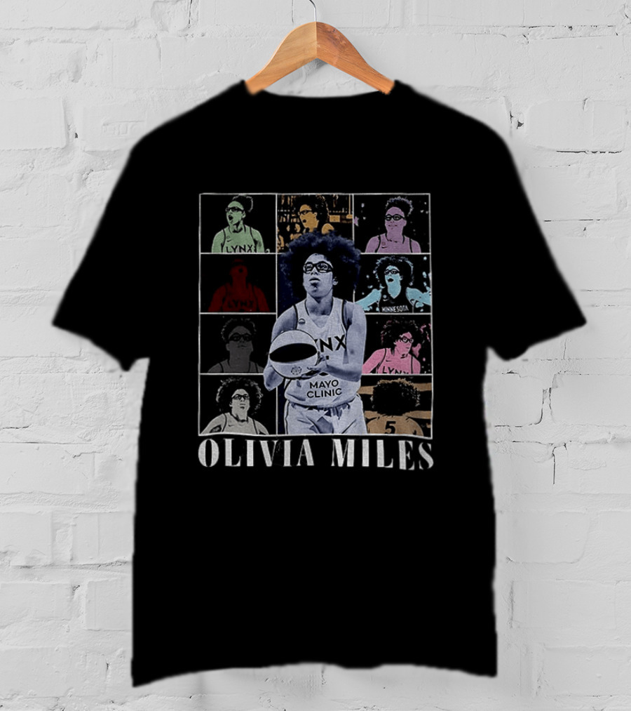 Olivia Miles Minnesota Lynx WNBA Mayo Clinic Basketball The Eras Tour T-Shirt