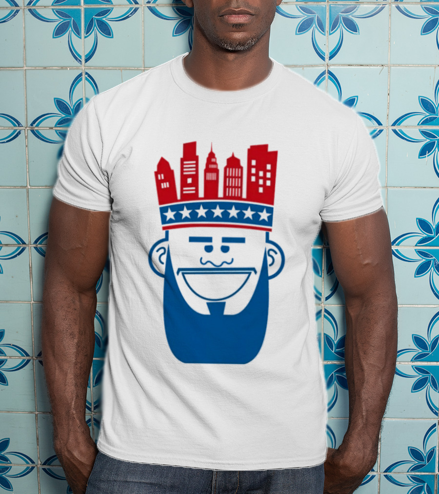 Lebron James Philadelphia 76ers Philly King Skyline Crown T-Shirt