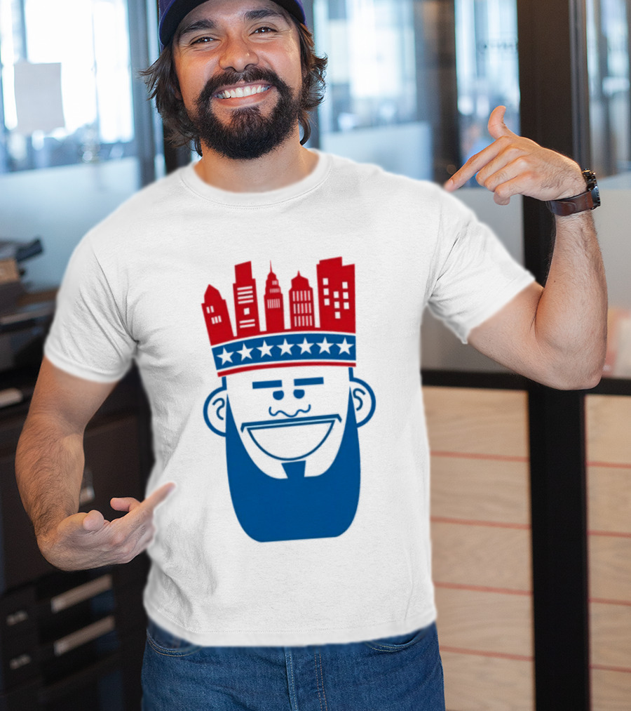 Lebron James Philadelphia 76ers Philly King Skyline Crown T-Shirt