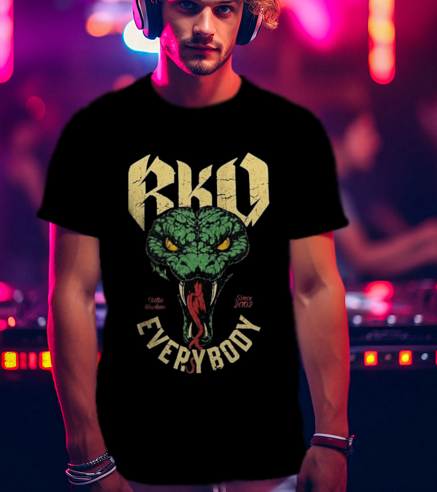 Randy Orton RKO Viper Outta Nowhere Everybody Since 2002 T-Shirt
