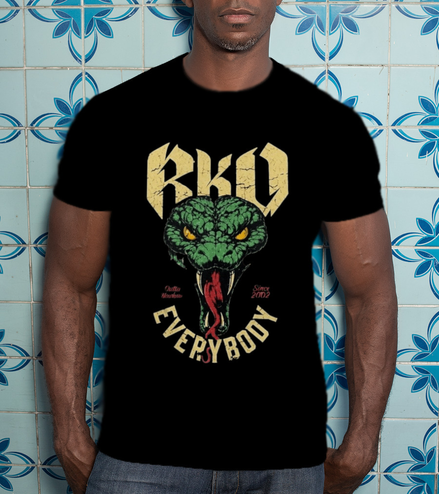 Randy Orton RKO Viper Outta Nowhere Everybody Since 2002 T-Shirt