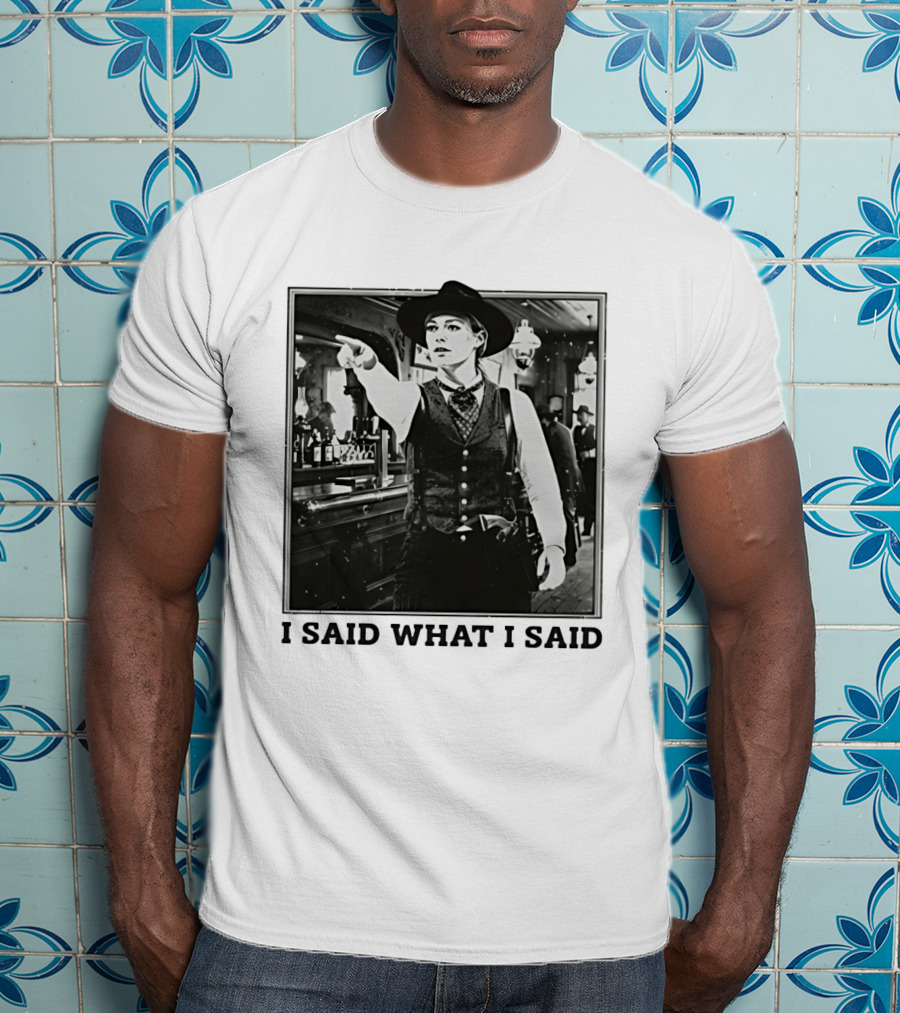 Sophie Cunningham Cowgirl I Said What I Said Indiana Fever T-Shirt