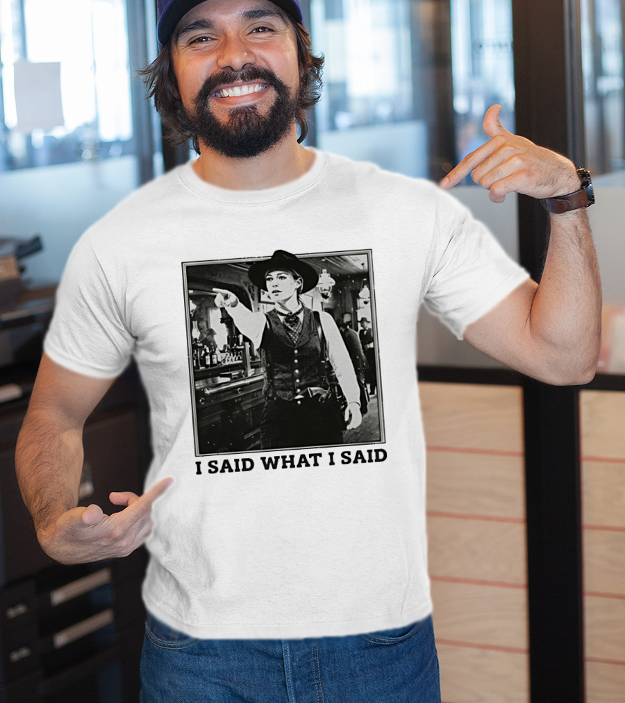 Sophie Cunningham Cowgirl I Said What I Said Indiana Fever T-Shirt