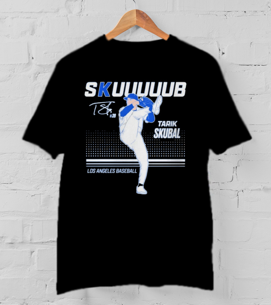 SKUUUUUB Tarik Skubal Los Angeles Baseball #29 T-Shirt