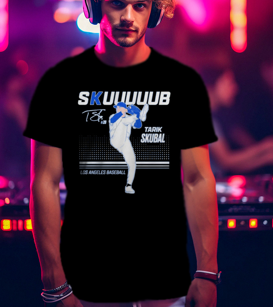 SKUUUUUB Tarik Skubal Los Angeles Baseball #29 T-Shirt