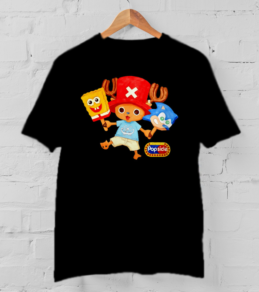 Chopper Popsicle SpongeBob Sonic T-Shirt