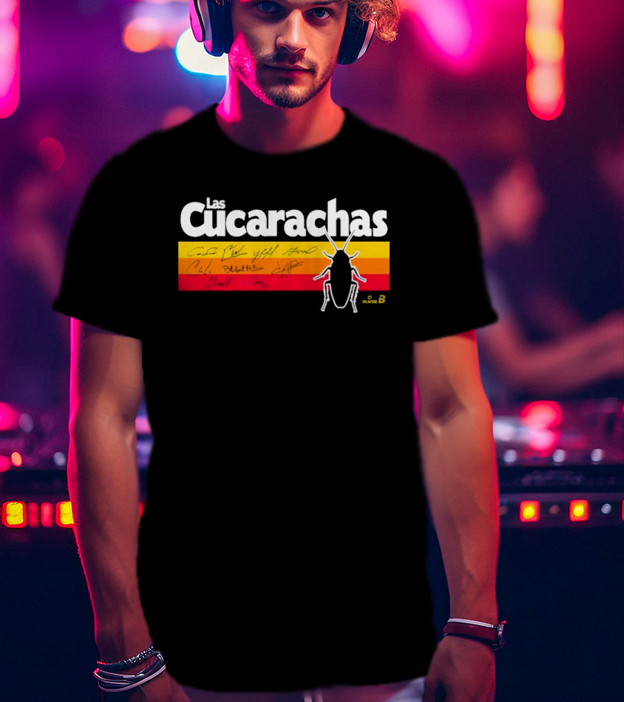 Houston Baseball Las Cucarachas Signature Series T-Shirt