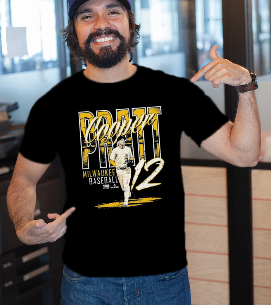 Cooper Pratt Milwaukee Baseball 12 Player Name T-Shirt