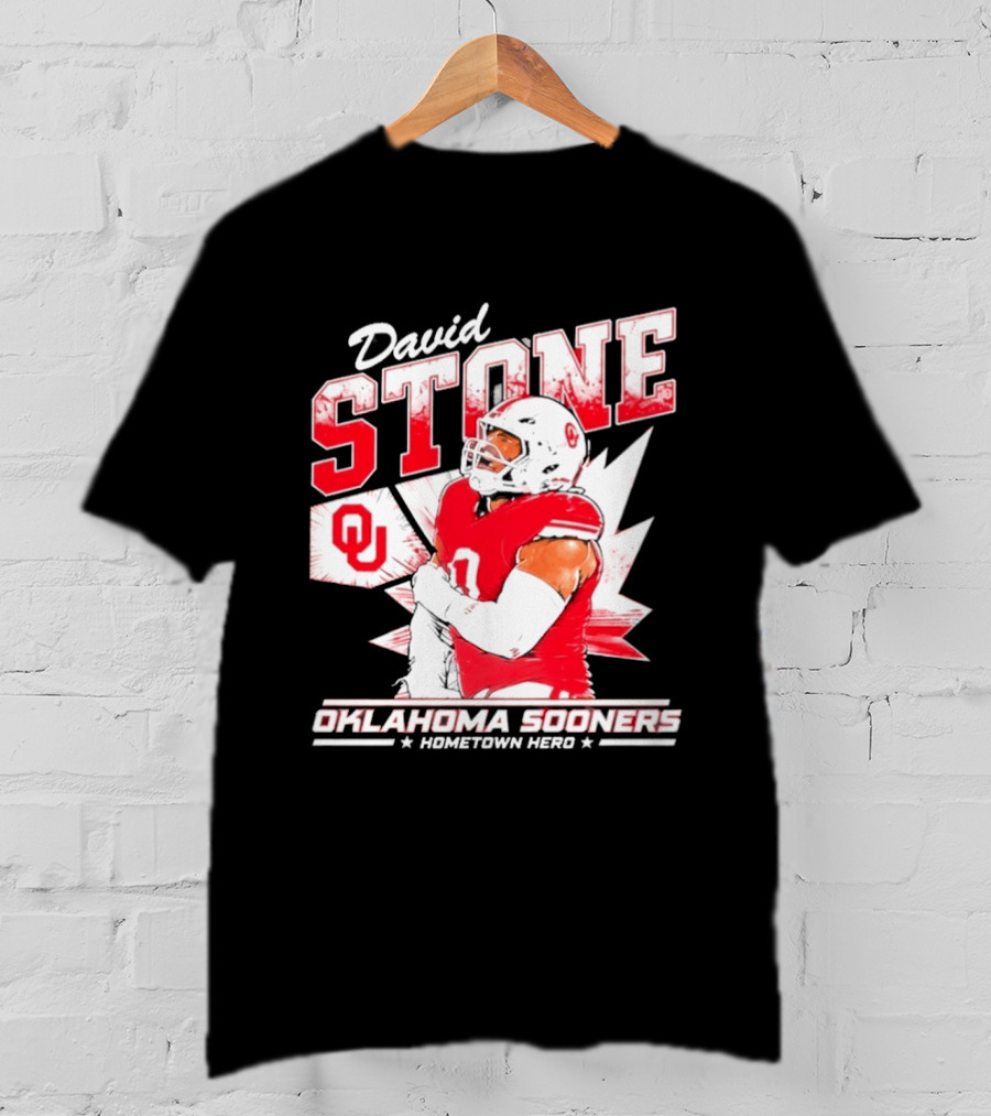 David Stone Oklahoma Sooners Hometown Hero OU Football Star T-Shirt