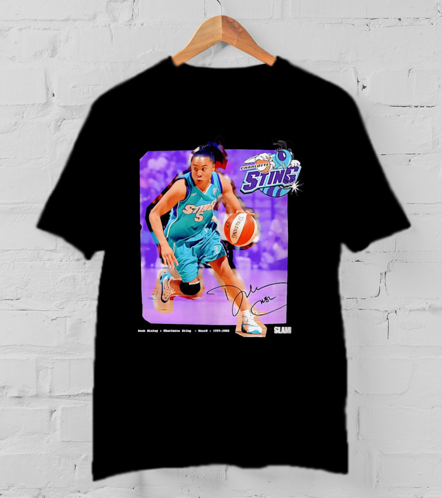 Dawn Staley Charlotte Sting WNBA Guard 1999 2005 T-Shirt