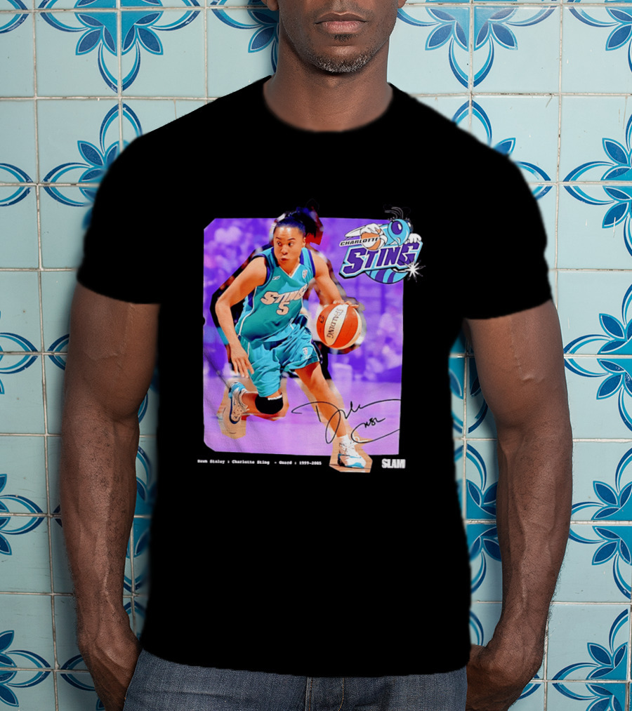 Dawn Staley Charlotte Sting WNBA Guard 1999 2005 T-Shirt