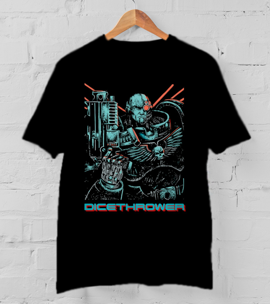 Warhammer 40000 Space Marine Dicethrower T-Shirt