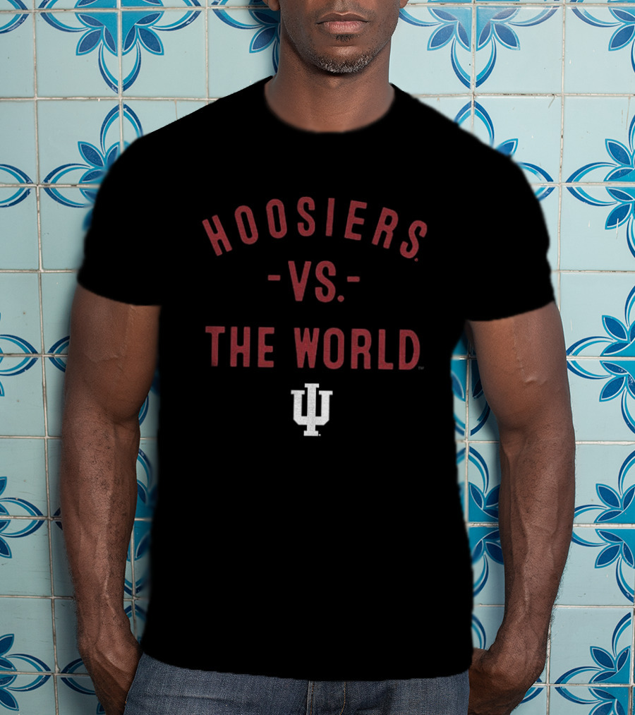 Indiana Hoosiers Vs The World 2026 Football IU T-Shirt