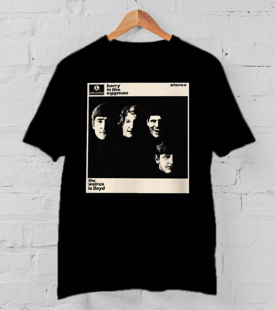 Parlophone Harry In The Eggman The Walrus Is Lloyd Stereo T-Shirt