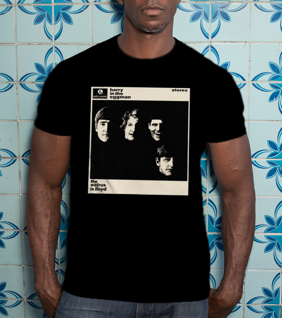 Parlophone Harry In The Eggman The Walrus Is Lloyd Stereo T-Shirt