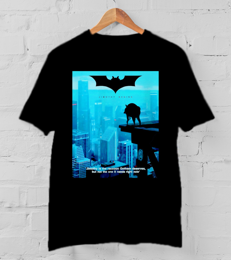 Jimothy Begins Raccoon Gotham Deserves Not Needs Right Now T-Shirt