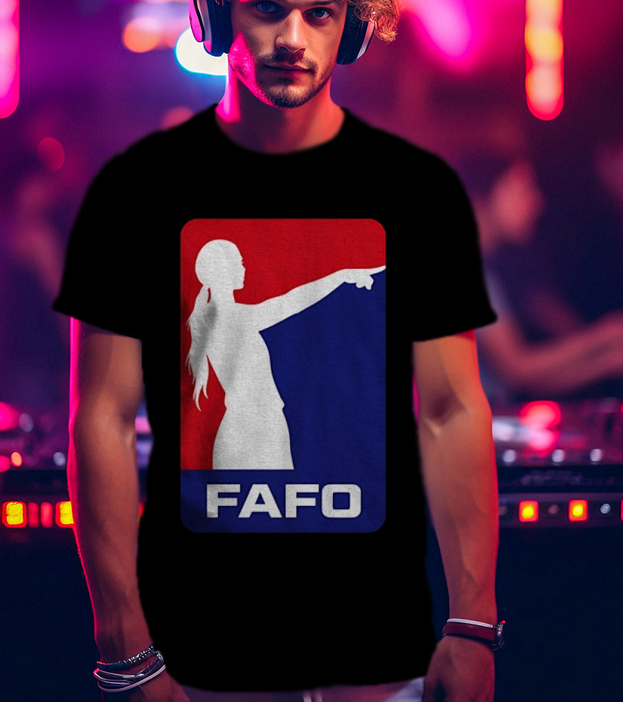 Sophie Cunningham FAFO Pointing Indiana Fever WNBA Fan T-Shirt