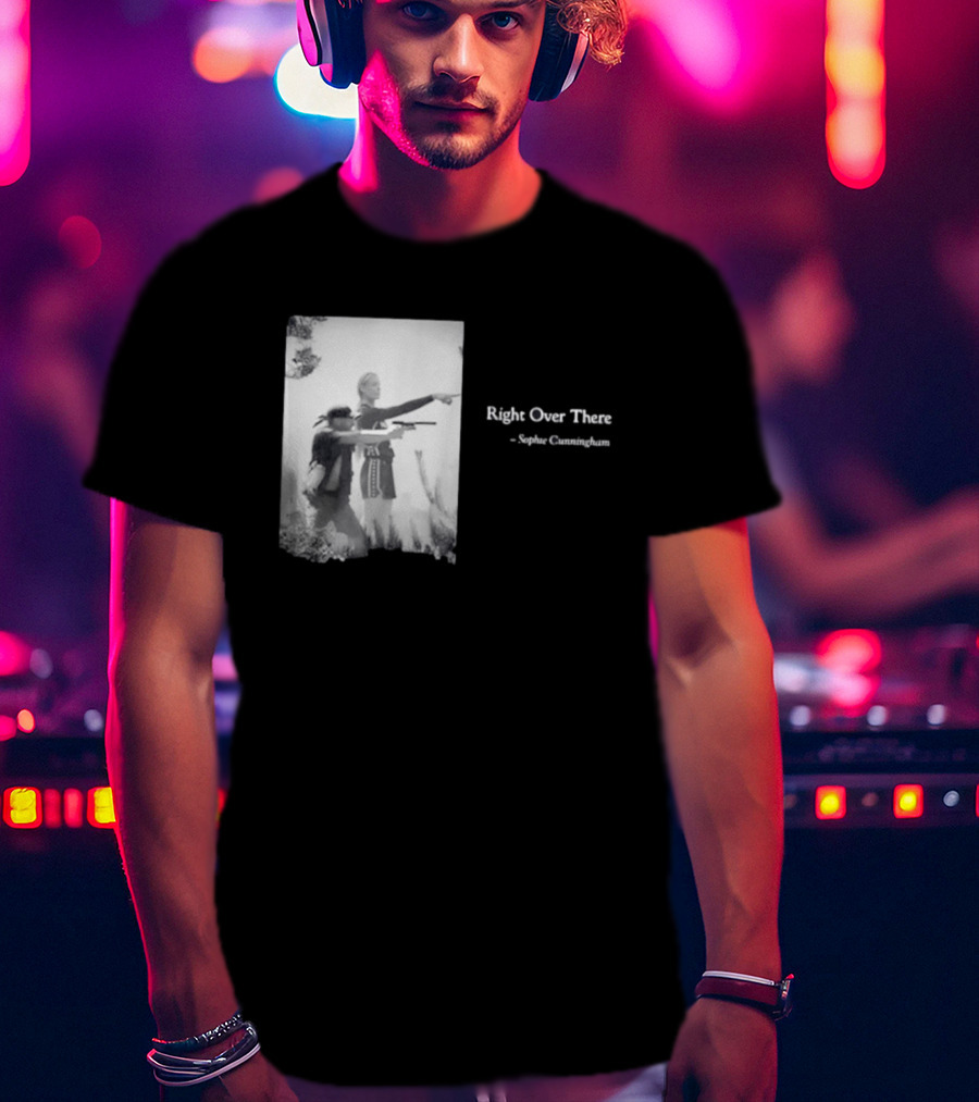 Right Over There Sophie Cunningham Vintage Western Scene T-Shirt