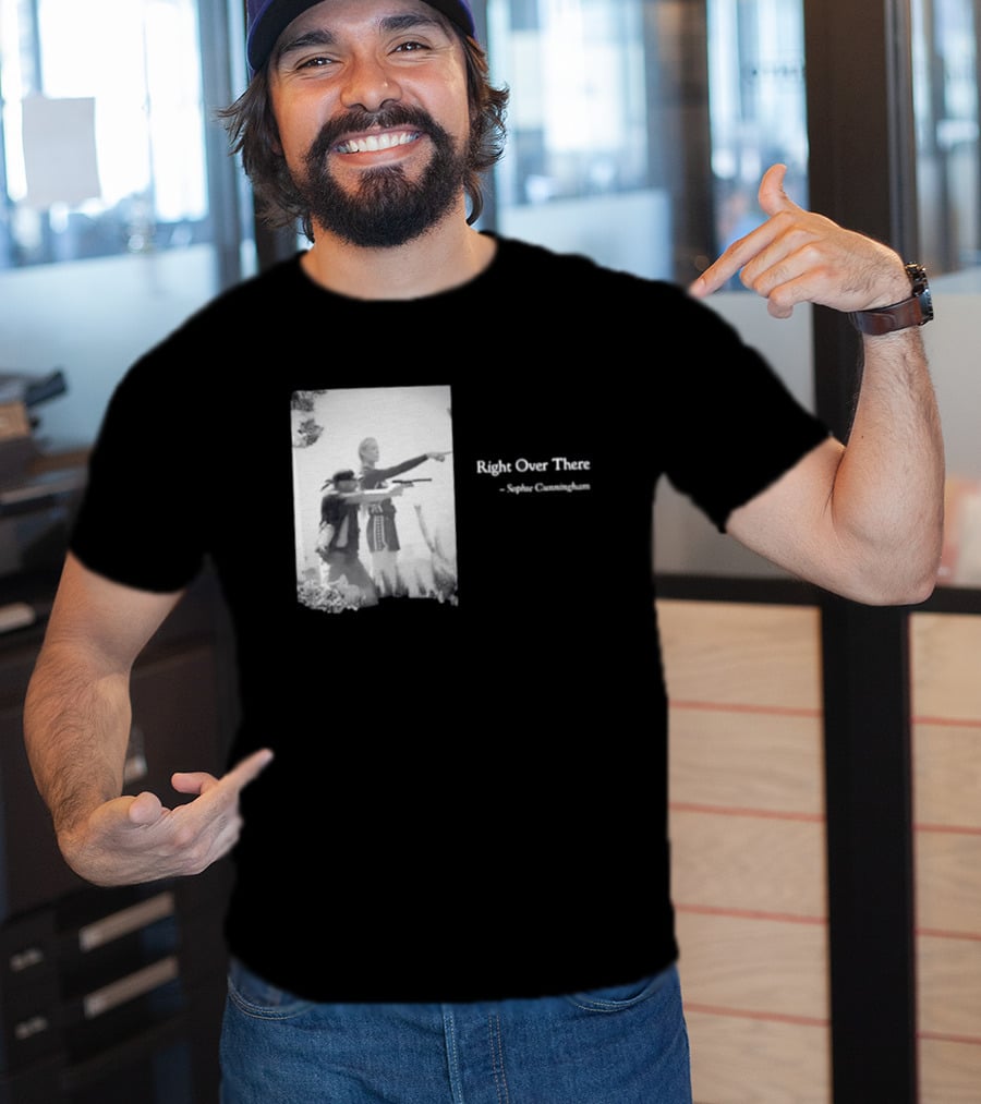 Right Over There Sophie Cunningham Vintage Western Scene T-Shirt