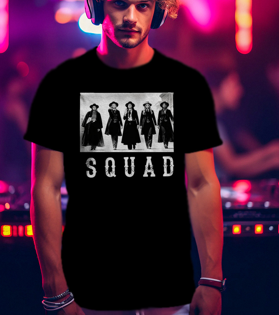 Squad Caitlin Clark Lexie Hull Aliyah Boston Kelsey Mitchell Sophie Cunningham Indiana Fever WNBA 2026 T-Shirt