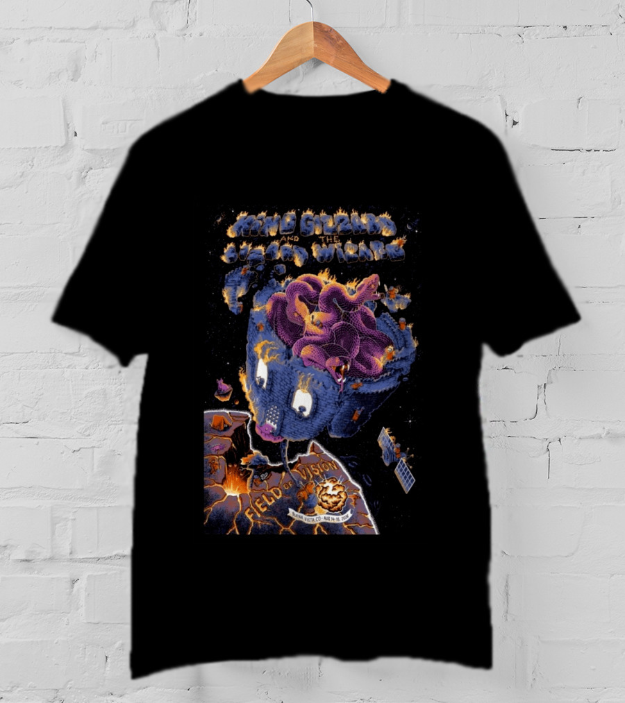 King Gizzard & The Lizard Wizard Field Of Vision Buena Vista CO August 14 16 2026 T-Shirt