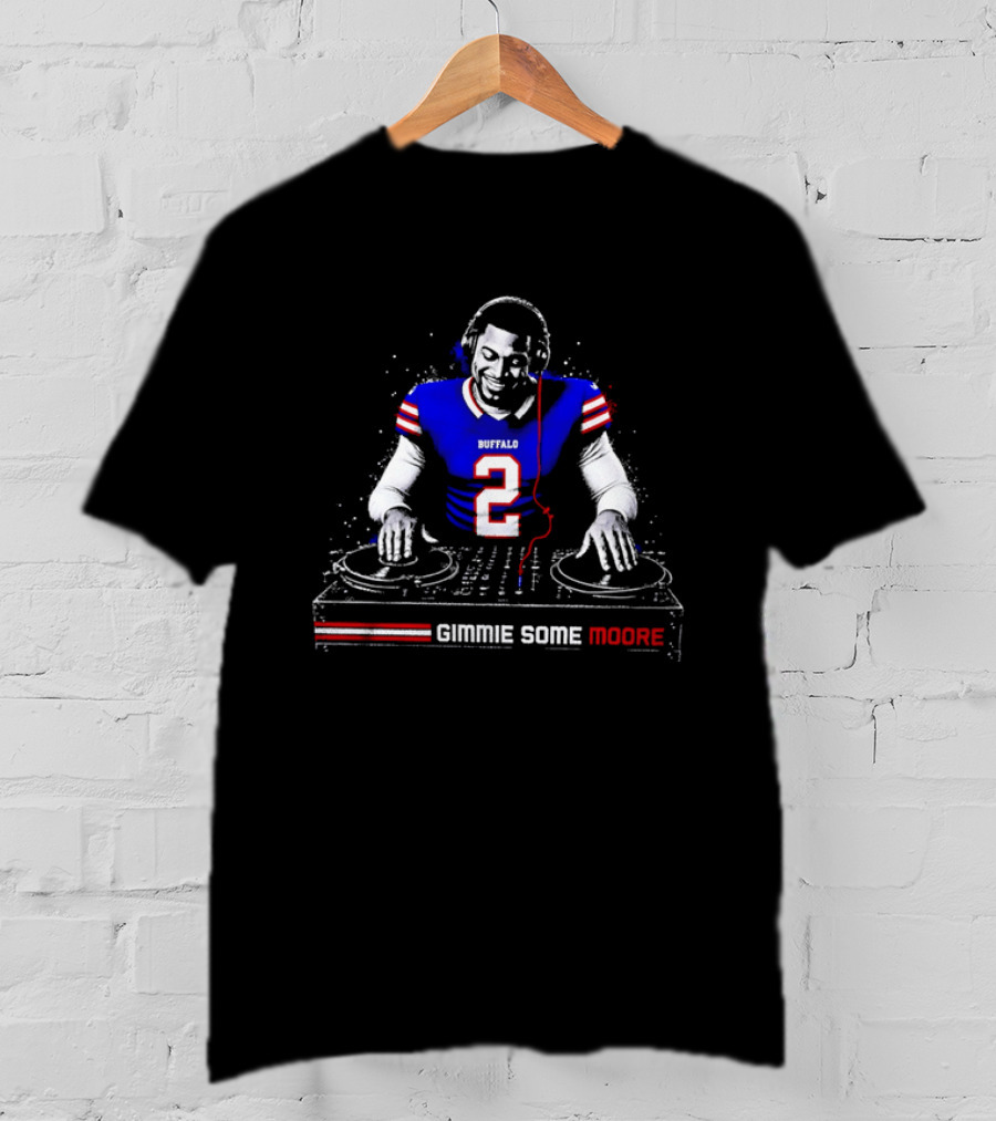 Buffalo Bills Player DJ Gimmie Some Moore Football Jersey T-Shirt