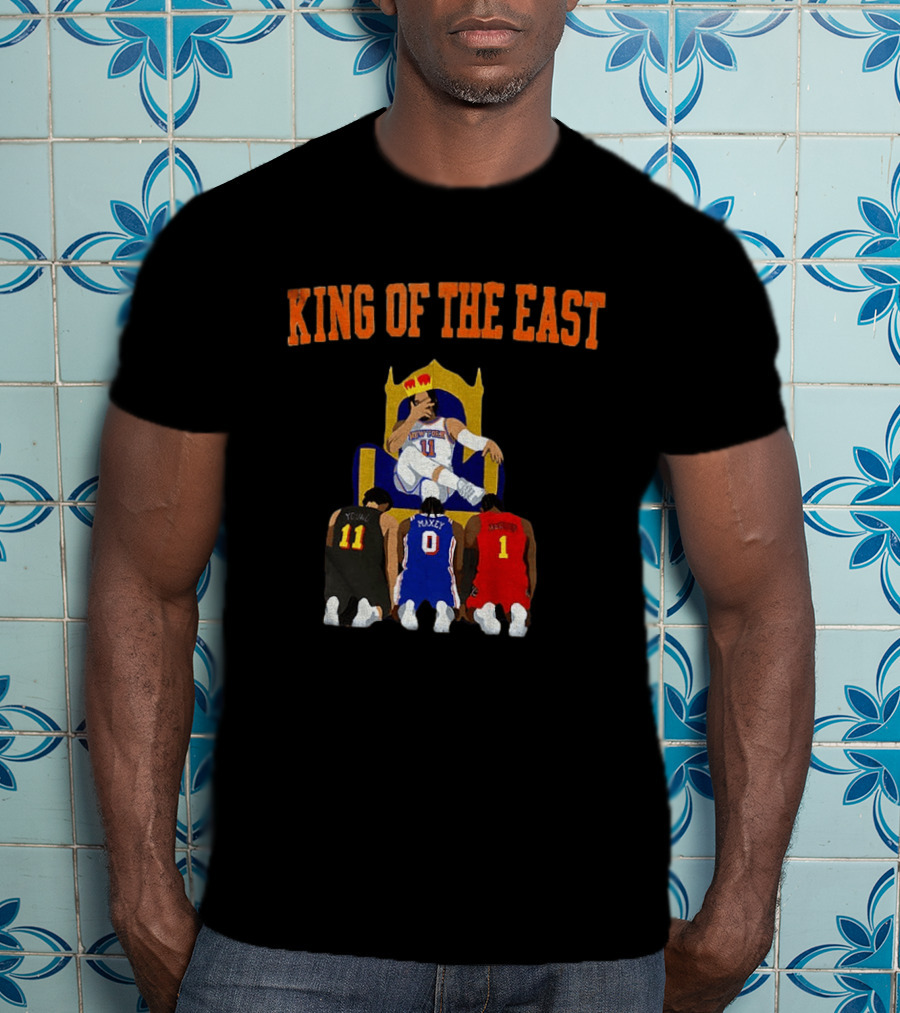 New York Knicks Jalen Brunson King Of The East NBA Basketball T-Shirt
