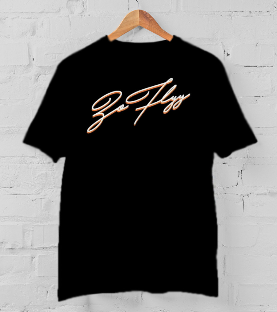 Go Flyy Script Bold Cursive T-Shirt