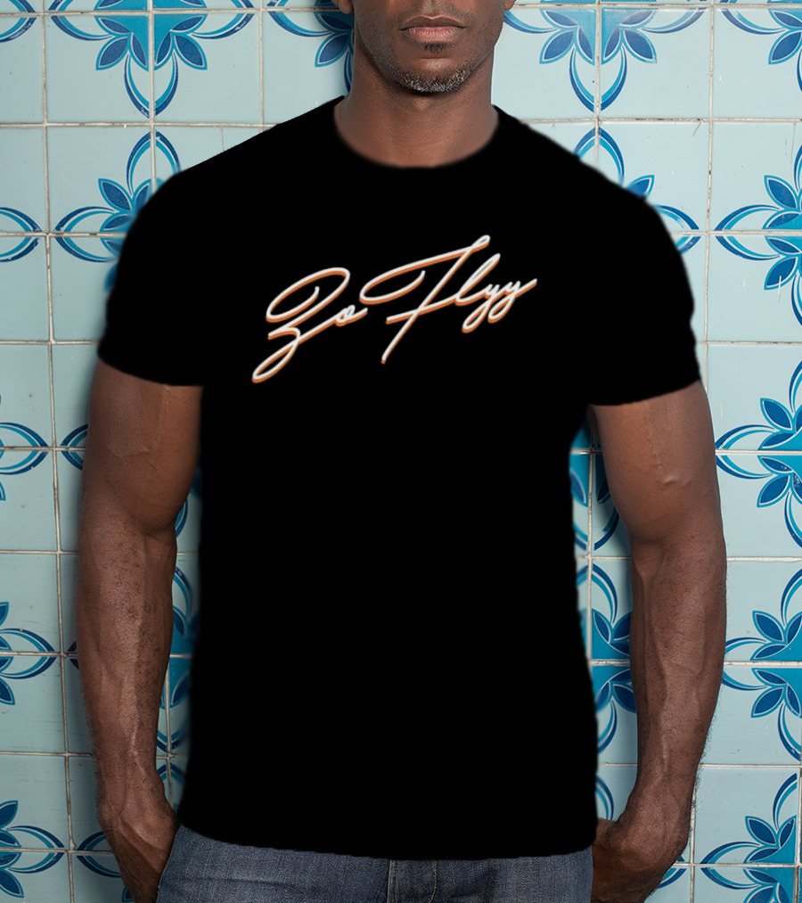 Go Flyy Script Bold Cursive T-Shirt