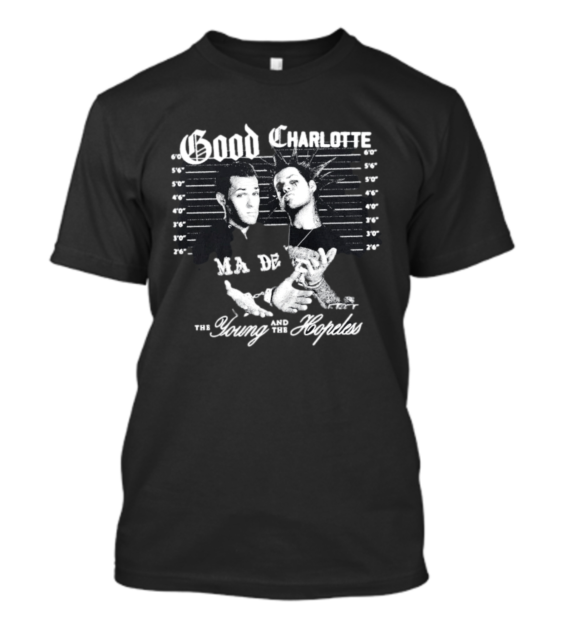 Good Charlotte The Young And The Hopeless Old School Shot MA DO T-Shirt