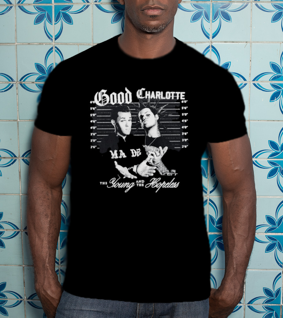 Good Charlotte The Young And The Hopeless Old School Shot MA DO T-Shirt