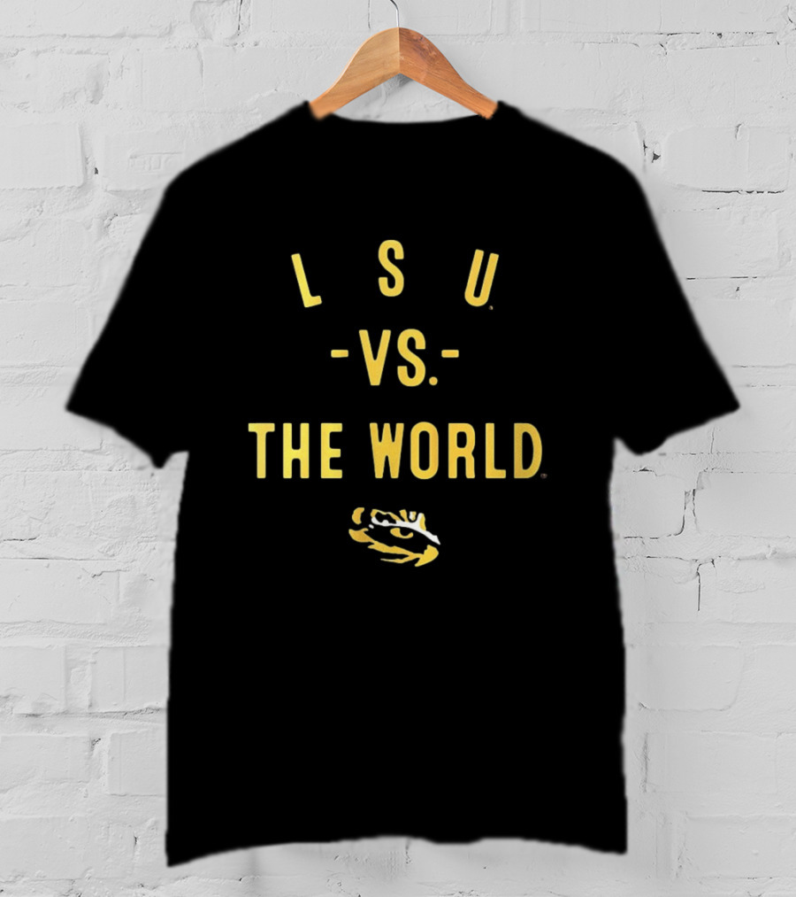 LSU Tigers Vs The World 2026 College Football Rivalry T-Shirt