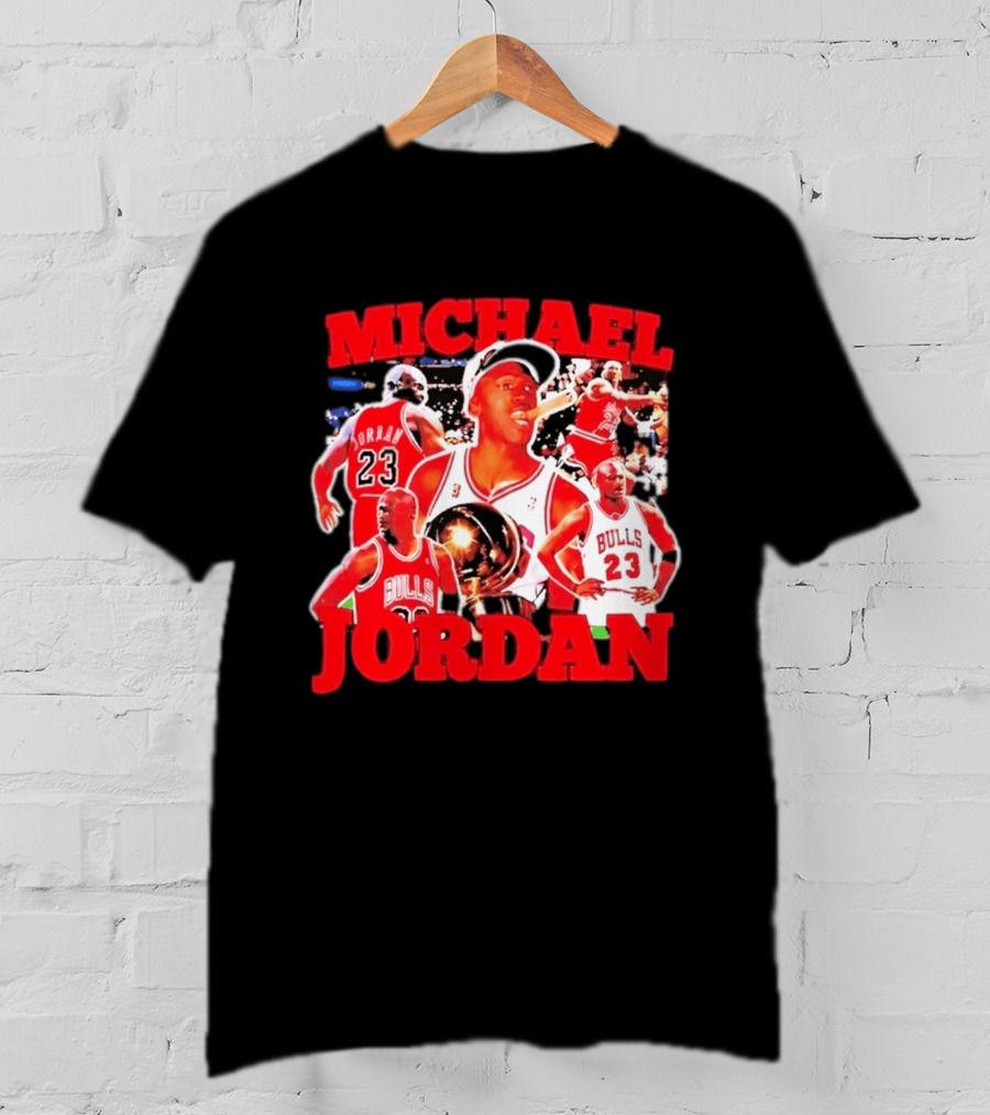 Michael Jordan Chicago Bulls 23 Basketball Legend NBA Champion T-Shirt