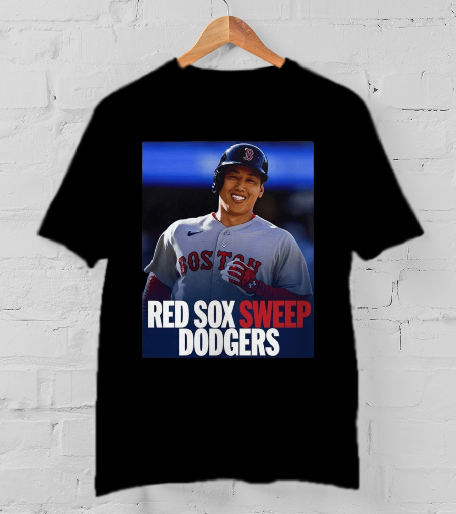 Boston Red Sox Sweep Dodgers Victory Celebration 2026 T-Shirt