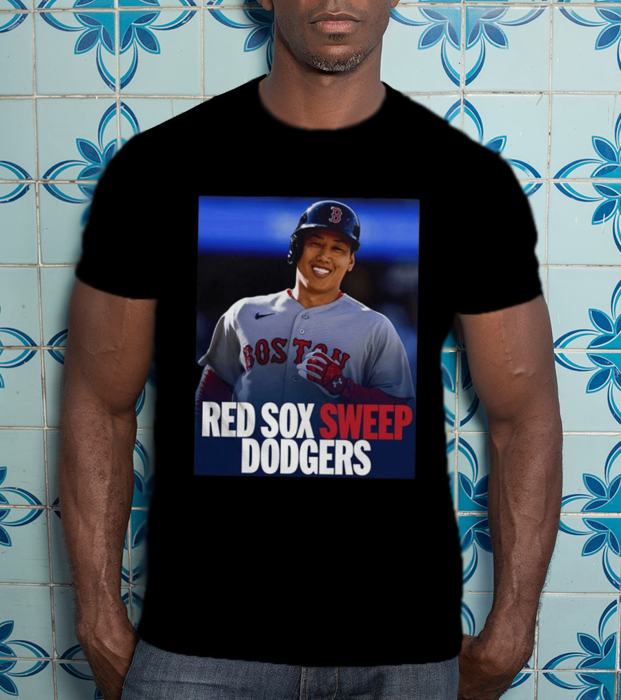 Boston Red Sox Sweep Dodgers Victory Celebration 2026 T-Shirt