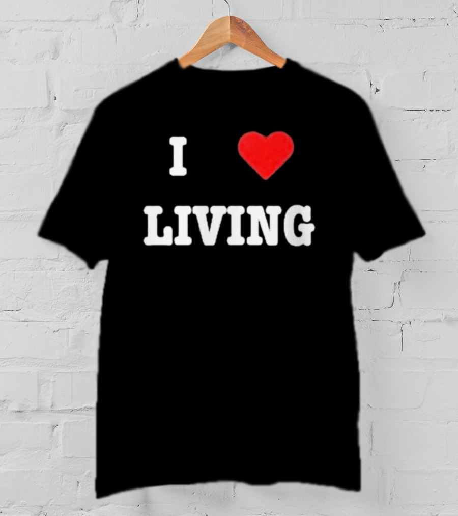 Mxdvs I Love Living Heart T-Shirt