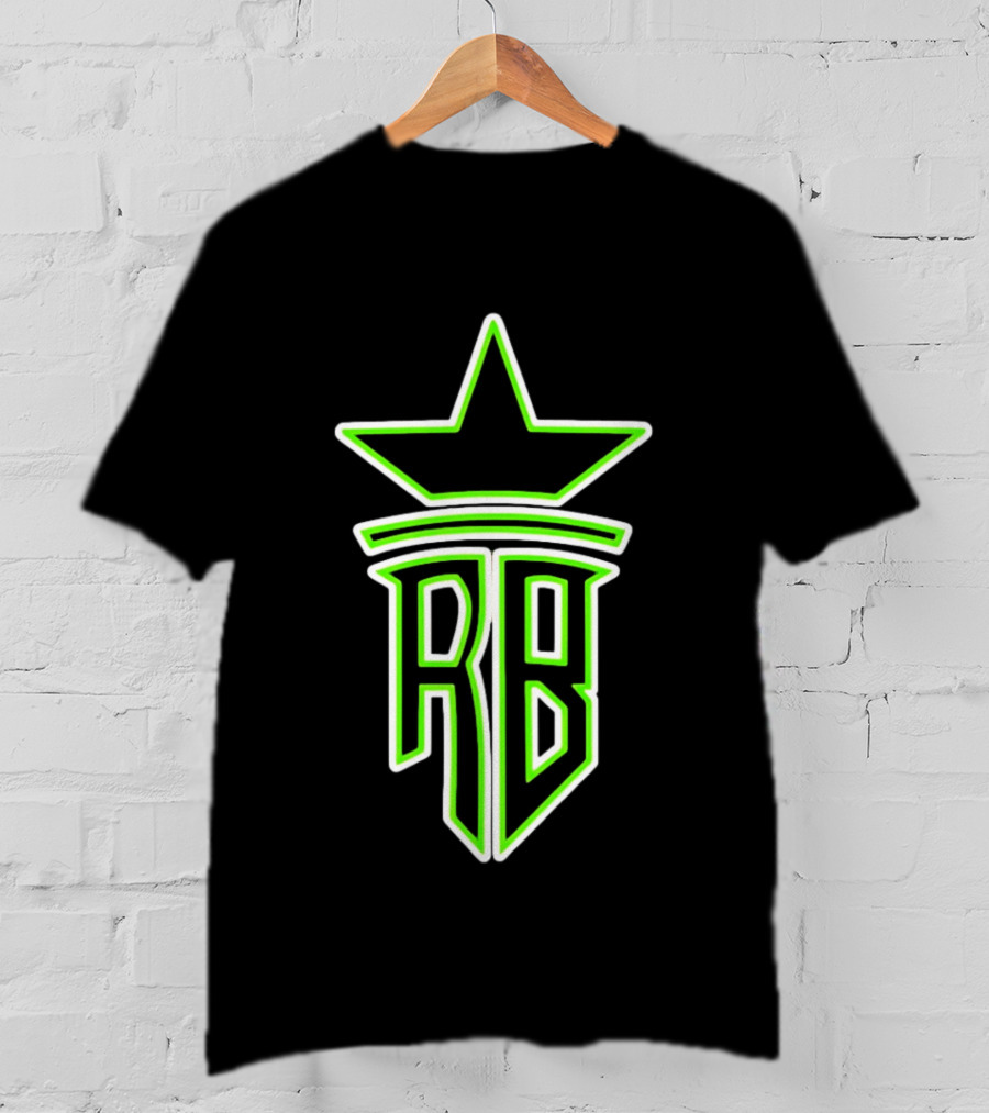 Roland Banks RB Star Logo Neon Green T-Shirt