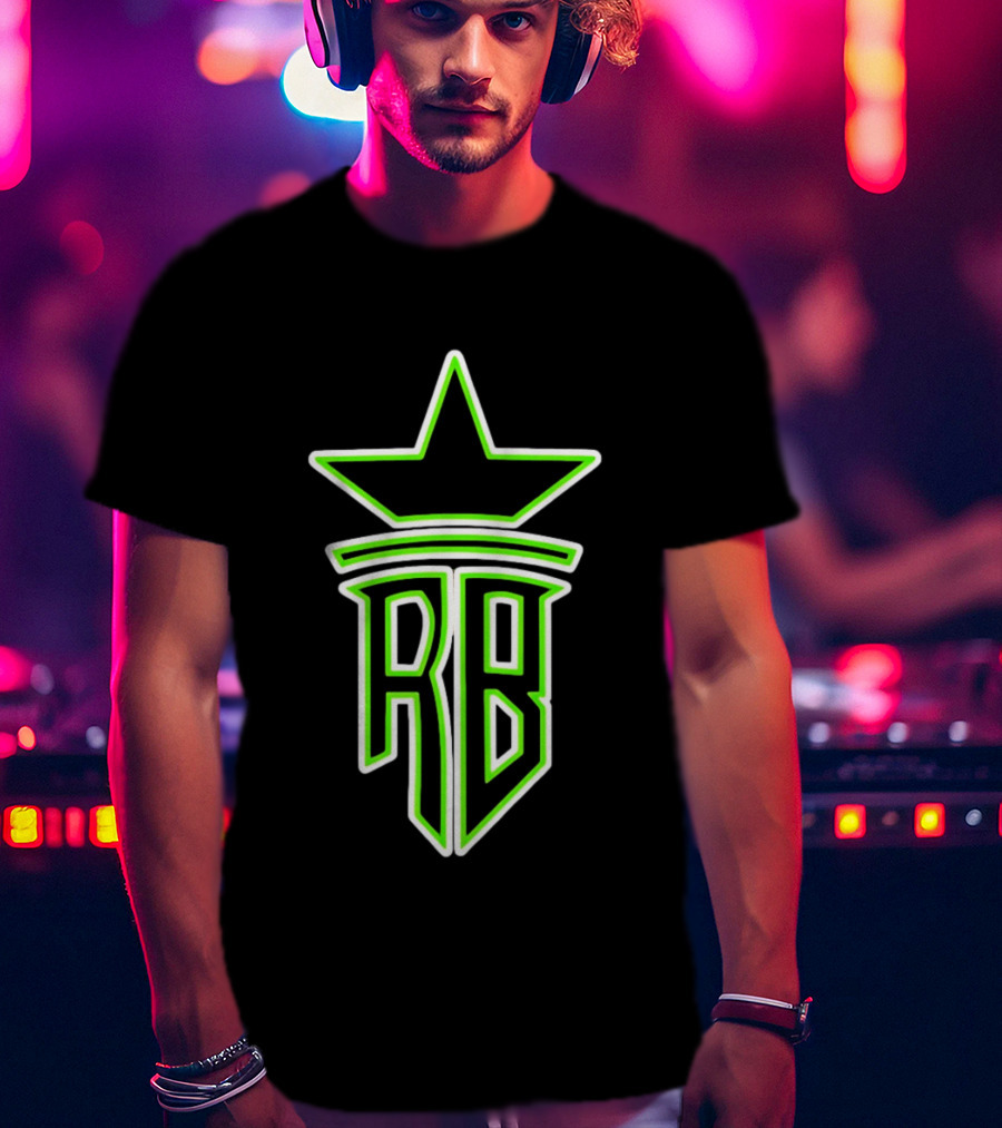 Roland Banks RB Star Logo Neon Green T-Shirt