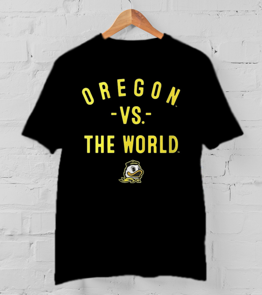 Oregon Ducks Vs The World 2026 Sports Fan T-Shirt