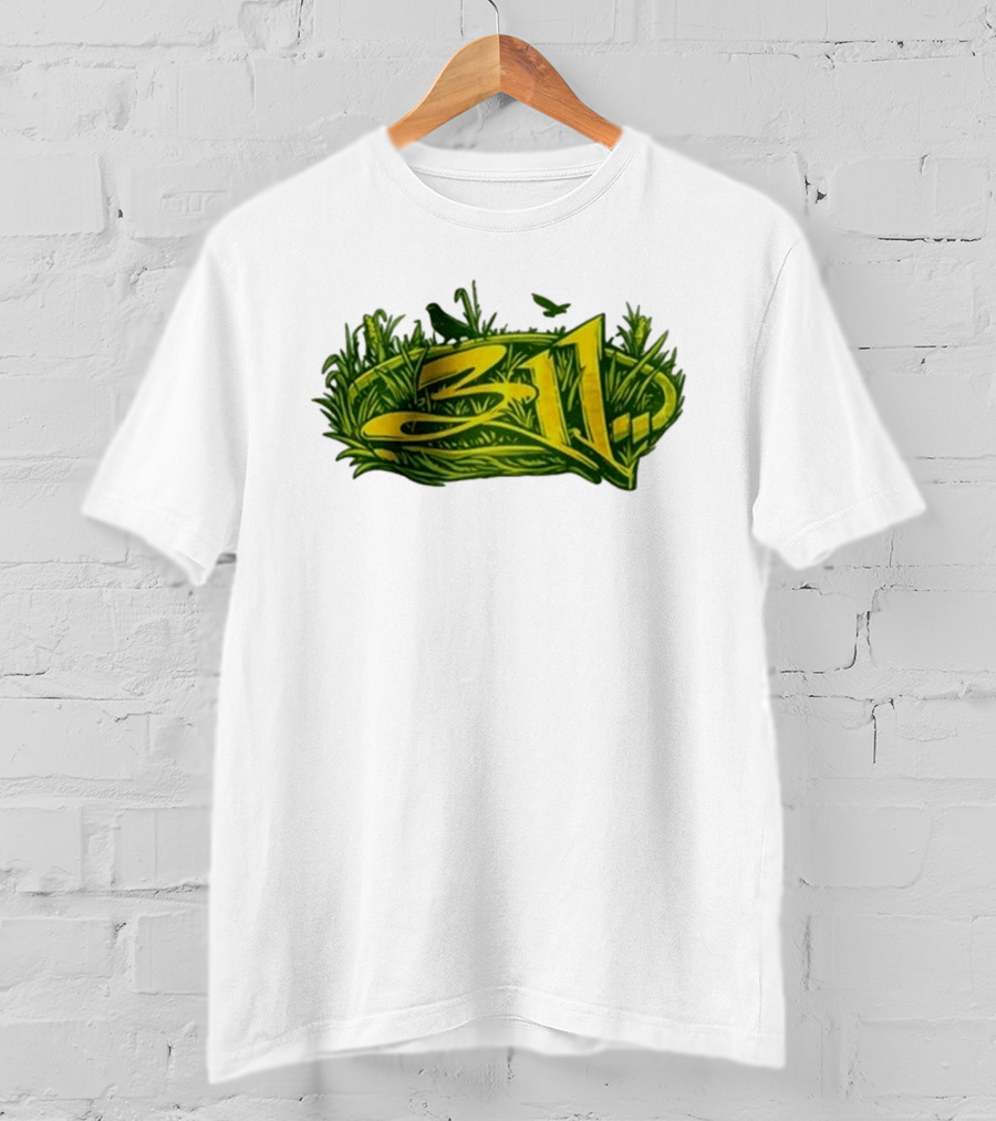 311 Band 2026 Summer Tour Green Nature T-Shirt