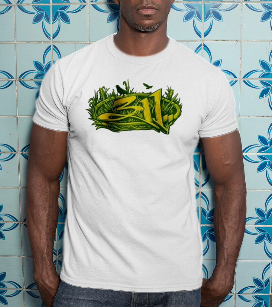 311 Band 2026 Summer Tour Green Nature T-Shirt