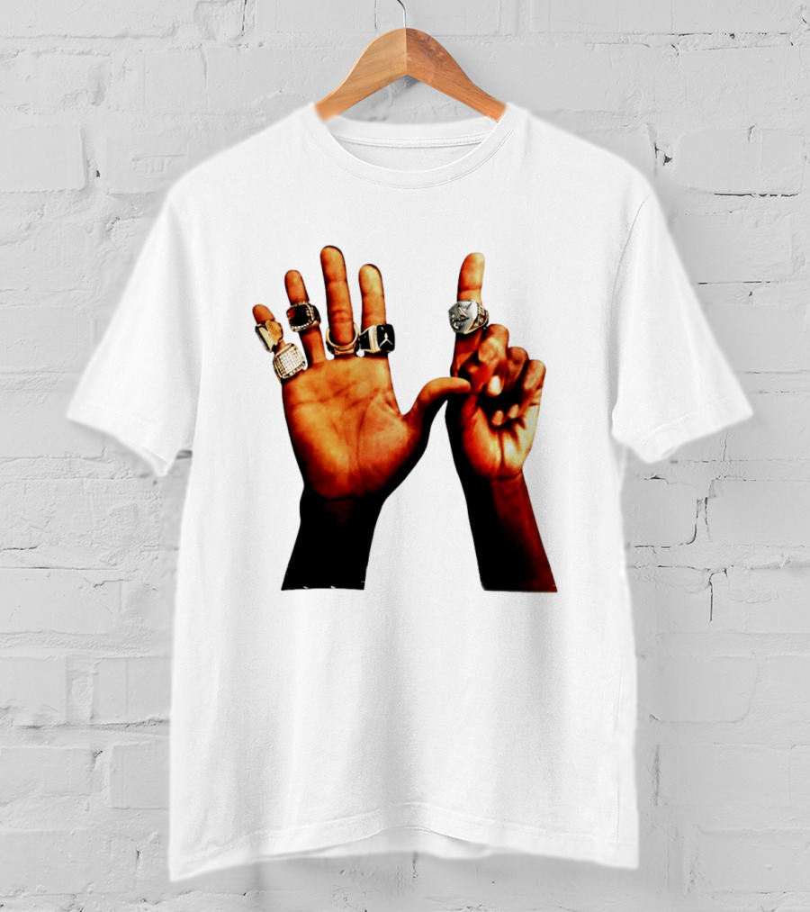 Carlos Alcaraz Championship Rings NBA Jordan Rolex Iconic Hands T-Shirt