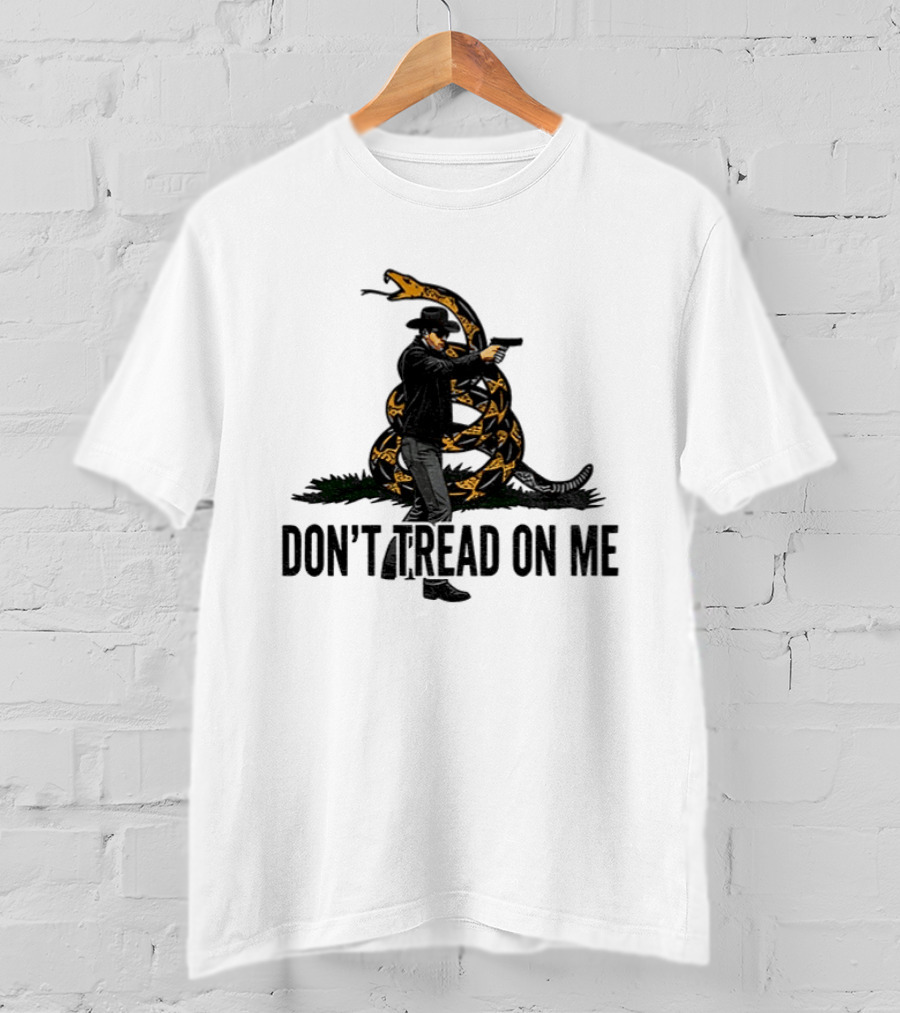Jordan Salinas Don't Tread On Me Cowboy Snake Stand America T-Shirt