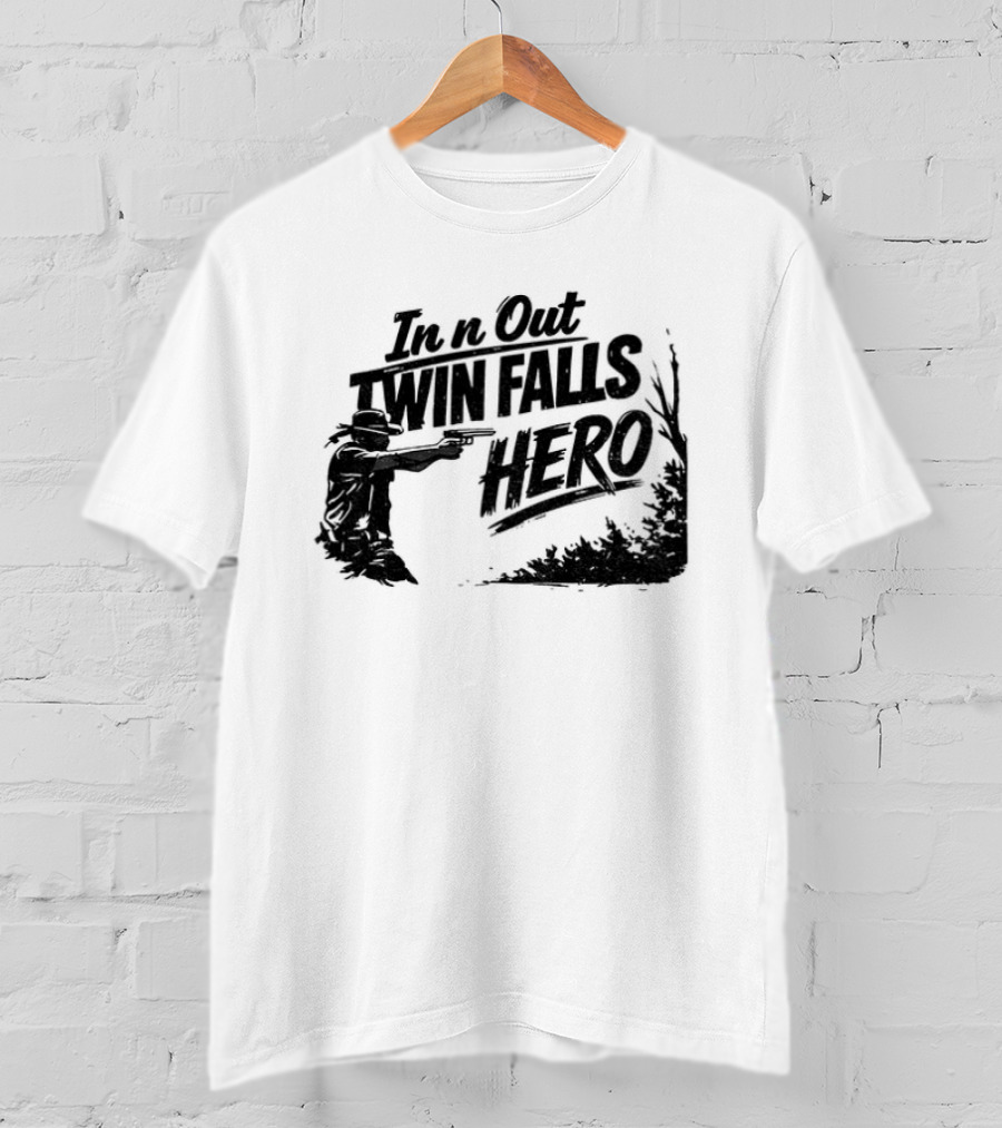 Jordan Salinas In N Out Twin Falls Hero Idaho Political T-Shirt