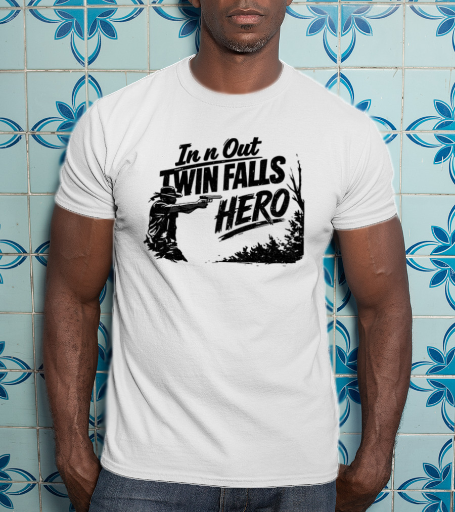Jordan Salinas In N Out Twin Falls Hero Idaho Political T-Shirt