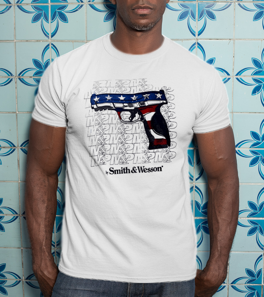 M P Monday By Smith And Wesson Stars And Stripes T-Shirt