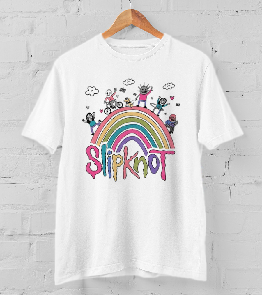Slipknot Playful Rainbow Characters T-Shirt